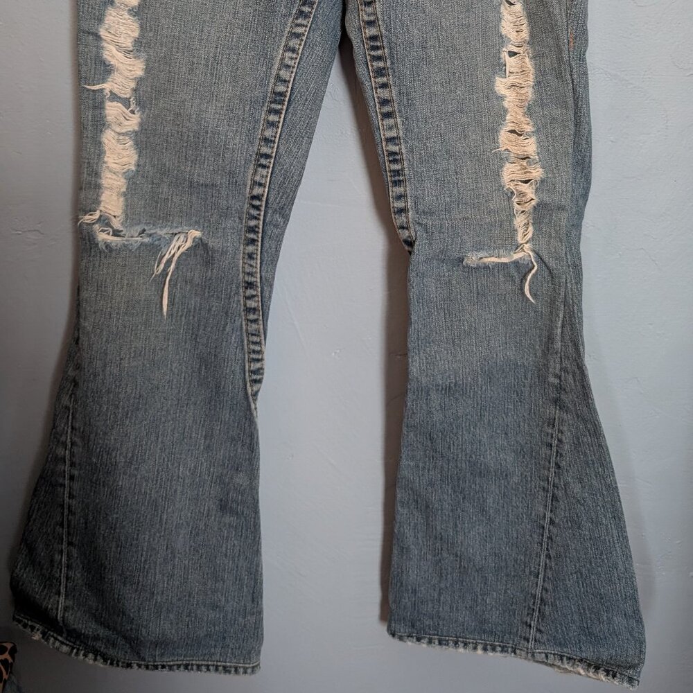 🫰🏼HTF True Religion Python Snake Skin Jeans RARE - Picture 3 of 9